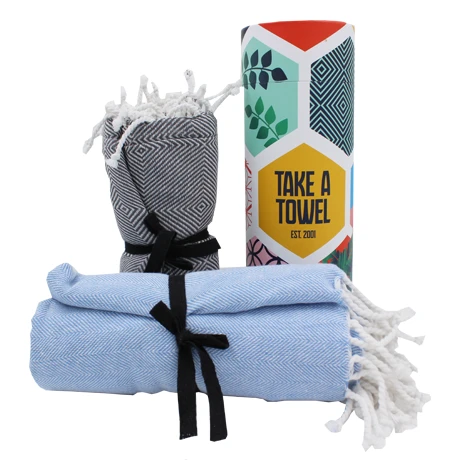 Janzen Giftset Grey & Hamamtowel