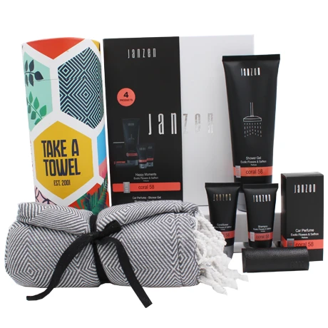 Janzen Giftset Coral & Hamamtowel